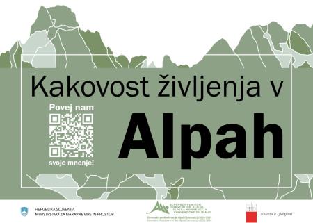 Kakovost življenja v Alpah – povejte nam svoje mnenje!